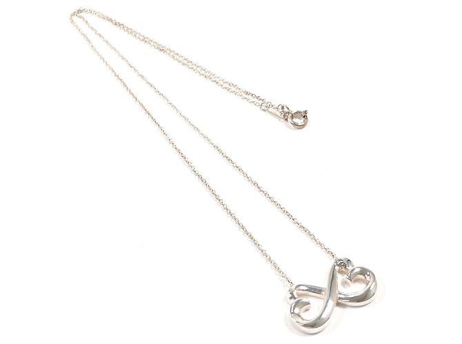 Tiffany & Co Collana Tiffany Double Loving Heart Argento - vista 3