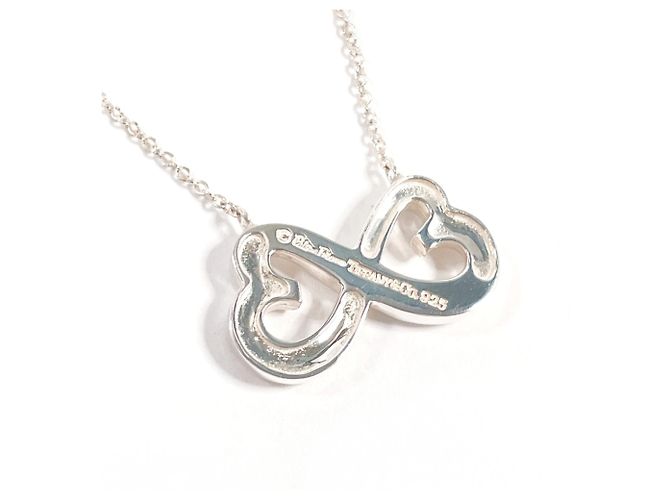 Tiffany & Co Collana Tiffany Double Loving Heart Argento - vista 4