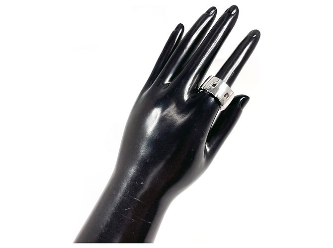 Anello Modernist Band Gucci Argento - vista 7