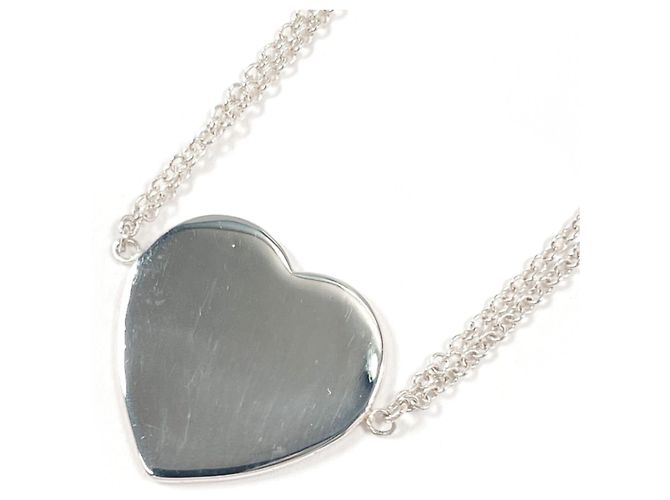 Tiffany & Co. Bracciale a doppia catena con ciondolo Return to Heart Argento - vista 5