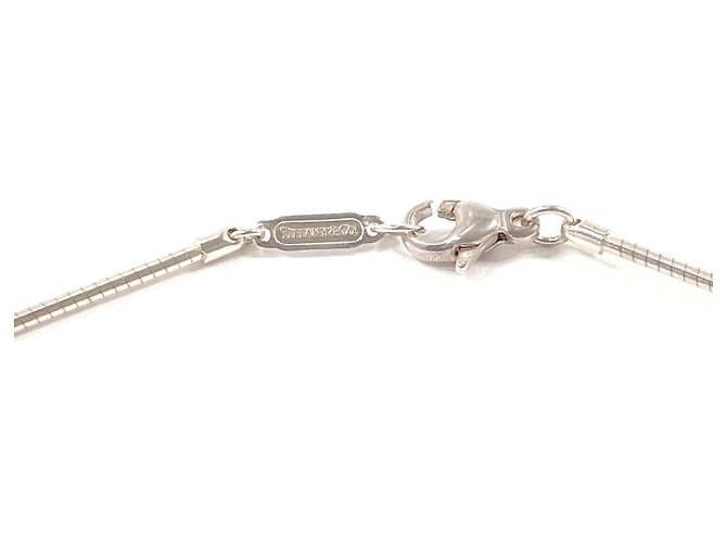 Collana Croce Traforata Tiffany & Co. in Argento Sterling 925 - vista 4