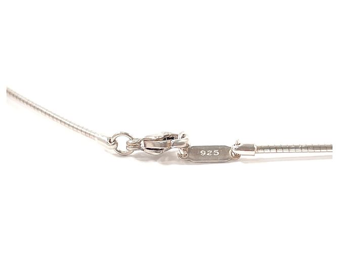 Collana Croce Traforata Tiffany & Co. in Argento Sterling 925 - vista 5