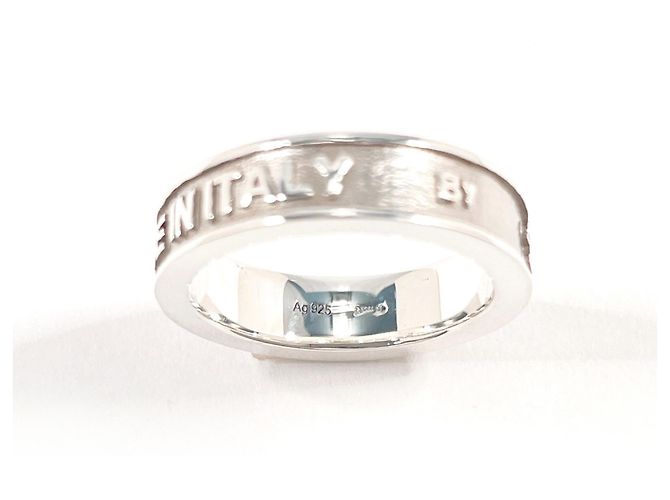 GUCCI Vintage Trademark Silver Ring Silber - Ansicht 5