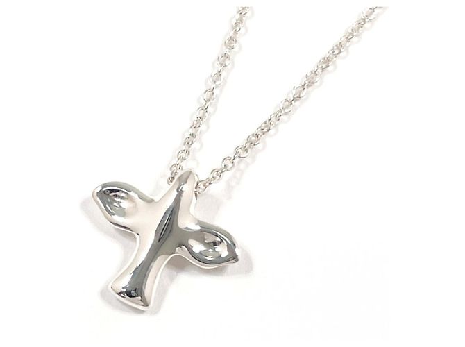 Tiffany & Co Collana Tiffany Bird Cross Elsa Peretti Argento - vista 2