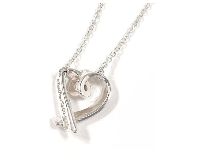 Tiffany & Co Collana Tiffany Loving Heart Paloma Picasso Argento Rosso - vista 2