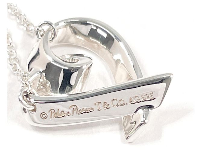 Tiffany & Co Collana Tiffany Loving Heart Paloma Picasso Argento Rosso - vista 4