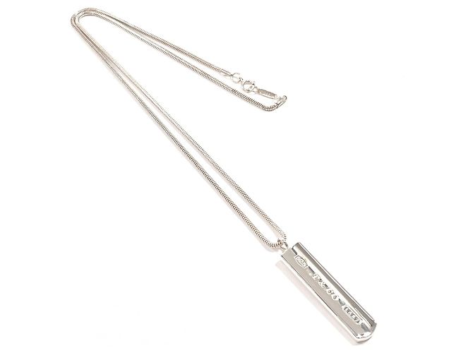 Tiffany & Co Collana con pendente a barra Tiffany 1837 Argento - vista 3