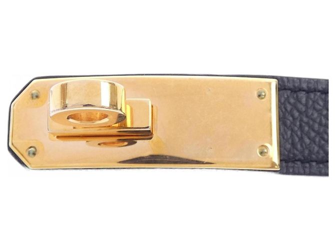 Hermès Hermes Kelly 18mm Gürtel Schwarz - Ansicht 2