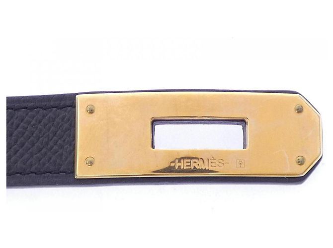Hermès Hermes Kelly 18mm Gürtel Schwarz - Ansicht 4