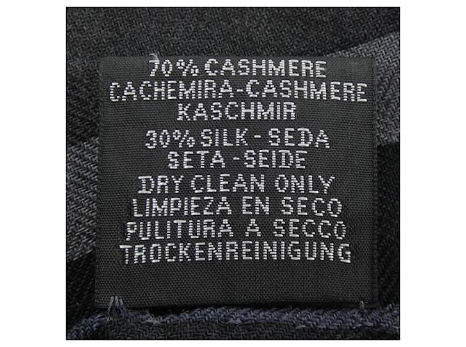 Hermès Hermes Couvertures Nouvelles Scarf/Stole Marrone Nero - vista 3