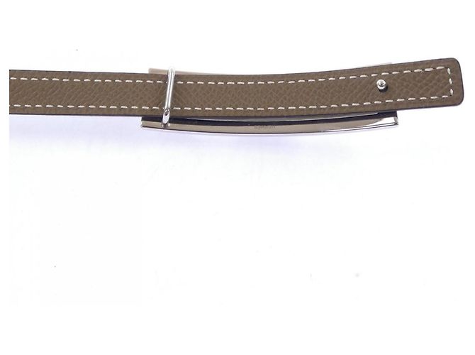 Hermès Hermes Infini 13mm Wendelgürtel Schwarz Beige - Ansicht 3