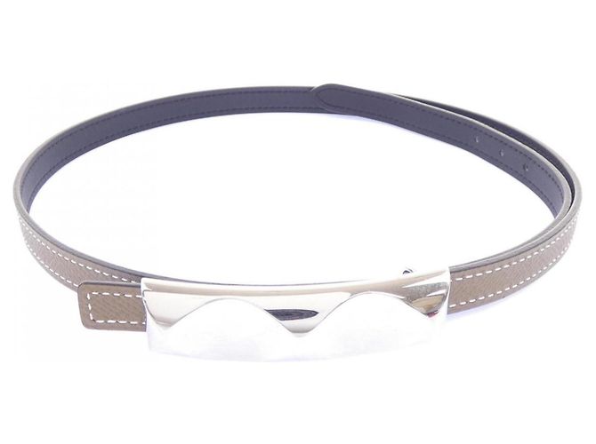 Hermès Hermes Infini 13mm Wendelgürtel Schwarz Beige - Ansicht 5
