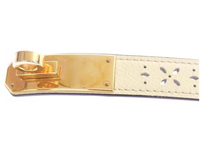 Hermès Hermes Kelly Garden Party 18mm Gürtel Weiß - Ansicht 2