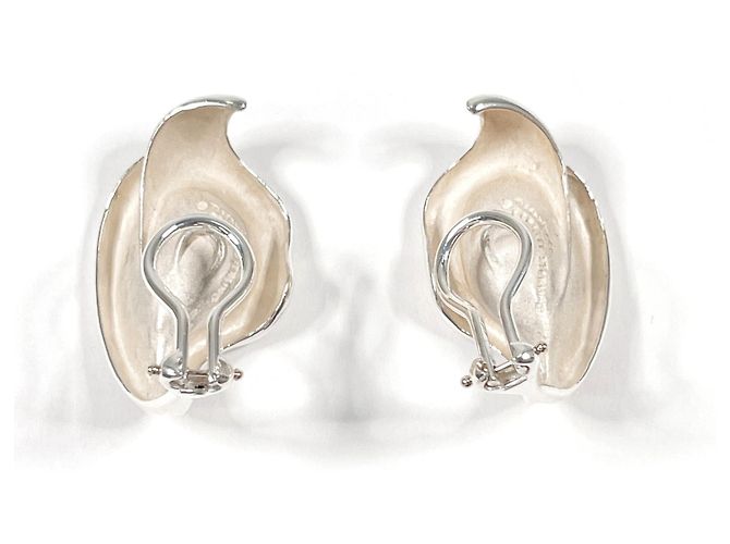 Orecchini a clip Tiffany & Co. Color Lily Elsa Peretti Argento - vista 2