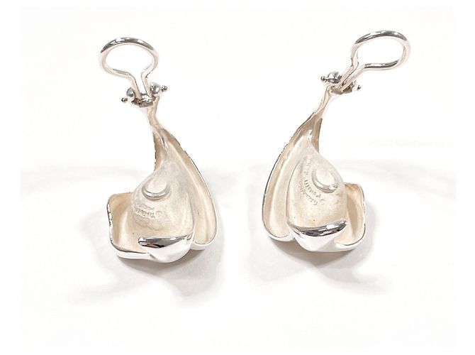 Orecchini a clip Tiffany & Co. Color Lily Elsa Peretti Argento - vista 3