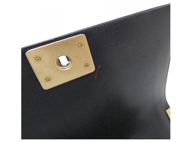 Borsa a tracolla Chanel Boy Line 67086 Nero - vista 10