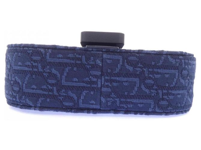 Borsa Christian Dior Saddle Blu navy - vista 4