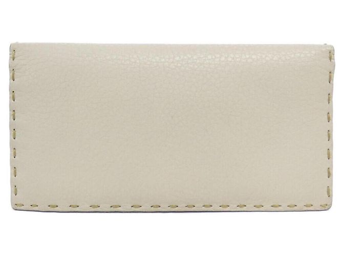 Fendi SELLERIA Bi-Fold Geldbörse Beige Sand - Ansicht 2