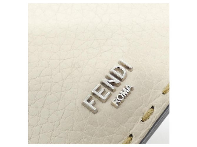 Fendi SELLERIA Bi-Fold Geldbörse Beige Sand - Ansicht 7