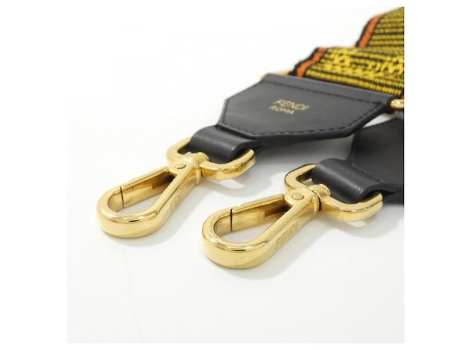 Fendi Strap You 8AV134 ACWP Schwarz Orange Gelb - Ansicht 5