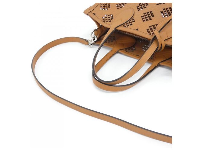 Borsa a mano in pelle Gucci GG Marrone - vista 4