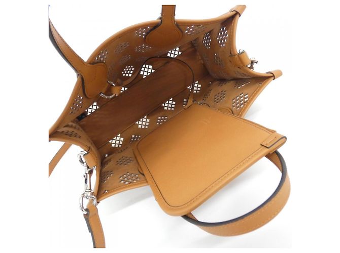 Borsa a mano in pelle Gucci GG Marrone - vista 5
