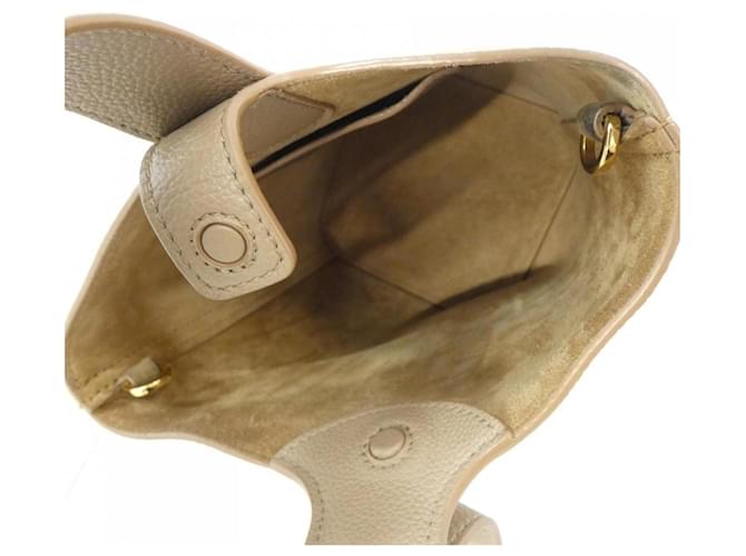 Borsa Mini Pebble Bucket Loewe Sabbia - vista 10