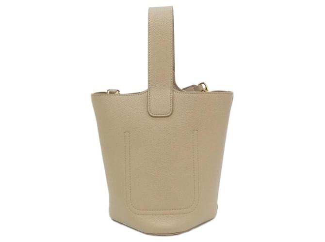 Borsa Mini Pebble Bucket Loewe Sabbia - vista 2