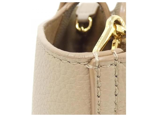 Borsa Mini Pebble Bucket Loewe Sabbia - vista 4