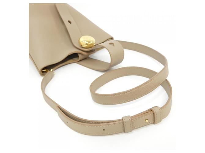 Borsa Mini Pebble Bucket Loewe Sabbia - vista 9
