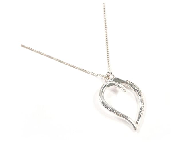 Tiffany & Co Collana Tiffany Open Leaf Argento - vista 2