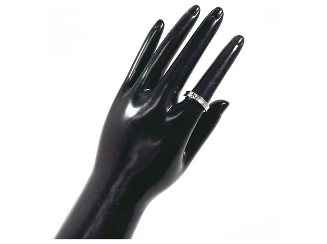 Anello Tiffany & Co. 1837 Narrow Band in Argento 925 - vista 6