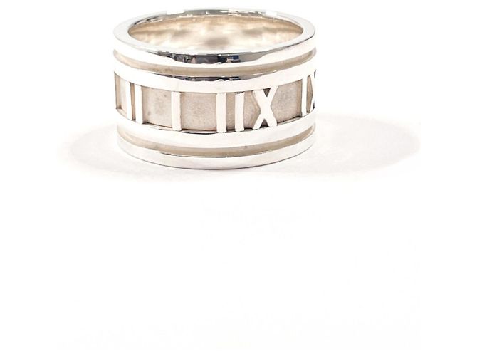 Tiffany & Co Anello Tiffany Atlas Band in Argento 925 - vista 2