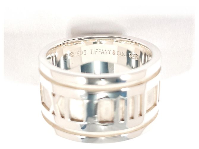 Tiffany & Co Anello Tiffany Atlas Band in Argento 925 - vista 3