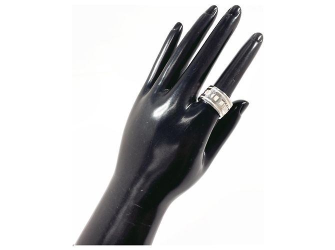 Tiffany & Co Anello Tiffany Atlas Band in Argento 925 - vista 6