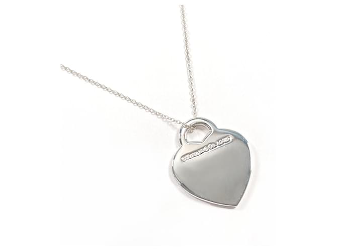 Tiffany & Co Collana Tiffany Notes Heart Tag Argento - vista 2