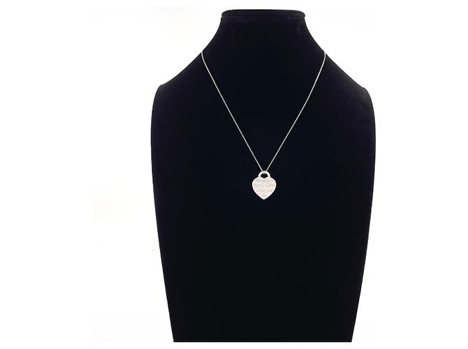 Tiffany & Co Collana Tiffany Notes Heart Tag Argento - vista 6