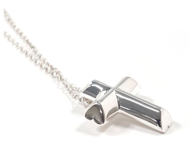 Collana Cuore e Croce Tiffany & Co. Argento - vista 4