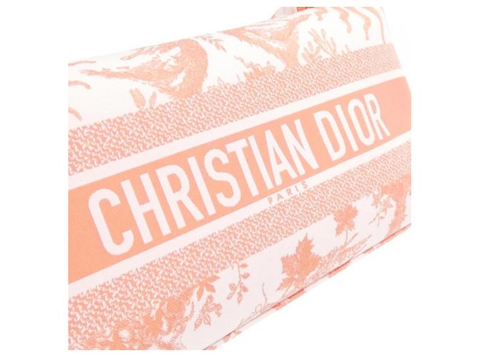 Christian Dior TOILE DE JOUY SOLEIL Nomad Medium Handbag Pouch Arancione - vista 4