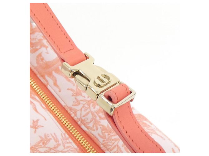 Christian Dior TOILE DE JOUY SOLEIL Nomad Medium Handbag Pouch Arancione - vista 5