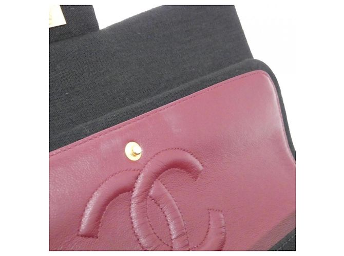Borsa a tracolla Chanel 01600 in tela nera Nero - vista 7