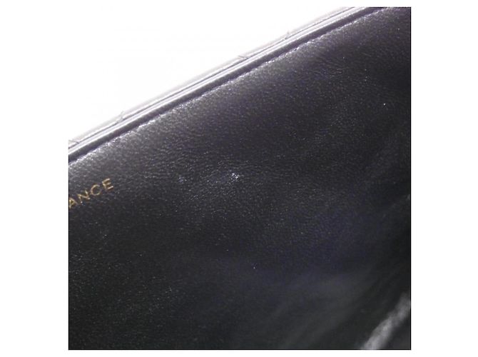 Sac à épaule Chanel 06303 en cuir noir - vue 7