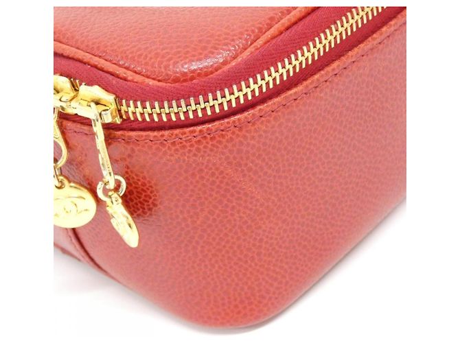 Timeless Borsa Chanel 07058 Rossa in pelle di vitello Rosso - vista 4