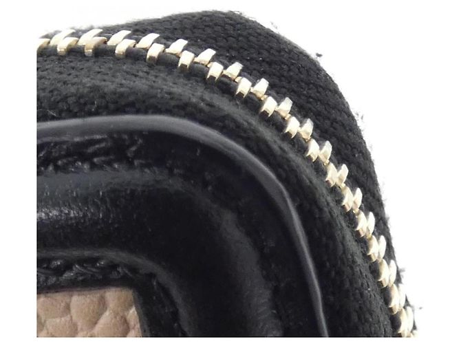 Chanel 81459 Coin Purse Schwarz Beige - Ansicht 5