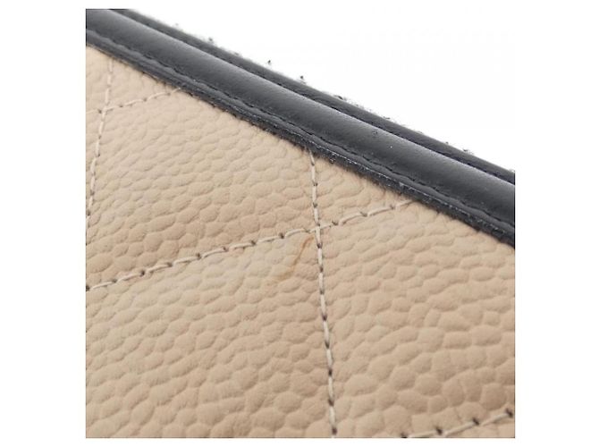 Chanel 81459 Coin Purse Schwarz Beige - Ansicht 6