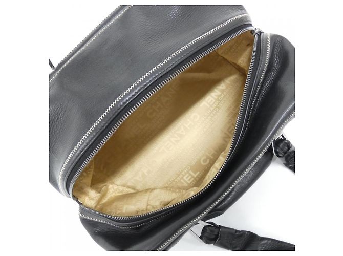 Borsa a mano Chanel 23384 in pelle nera Nero - vista 7