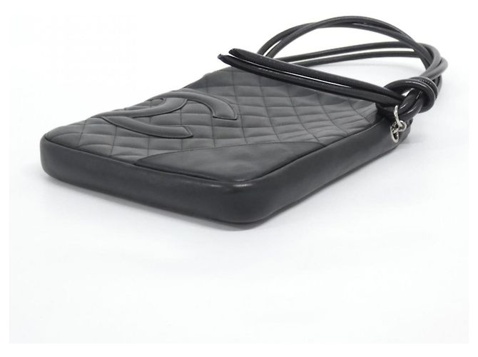Borsa a tracolla Chanel Cambon Line Nero - vista 3