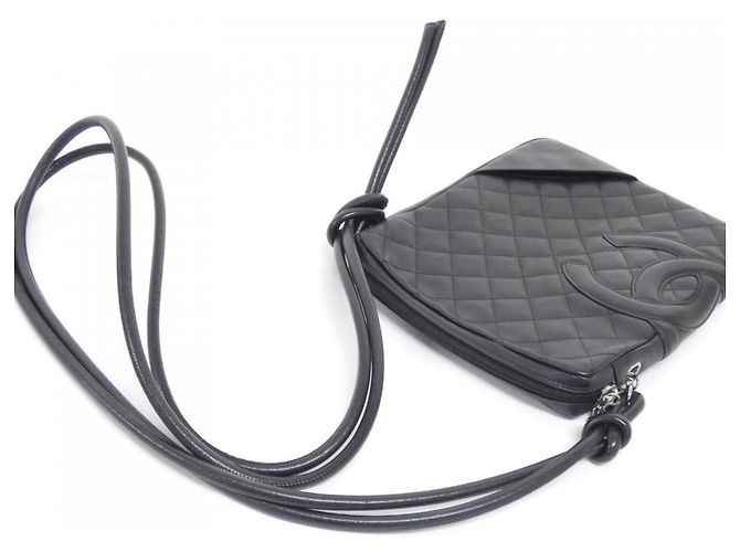 Borsa a tracolla Chanel Cambon Line Nero - vista 6