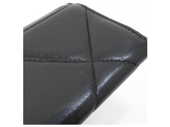 Cartera bi-fold Chanel 19 Line Negro - vista 6