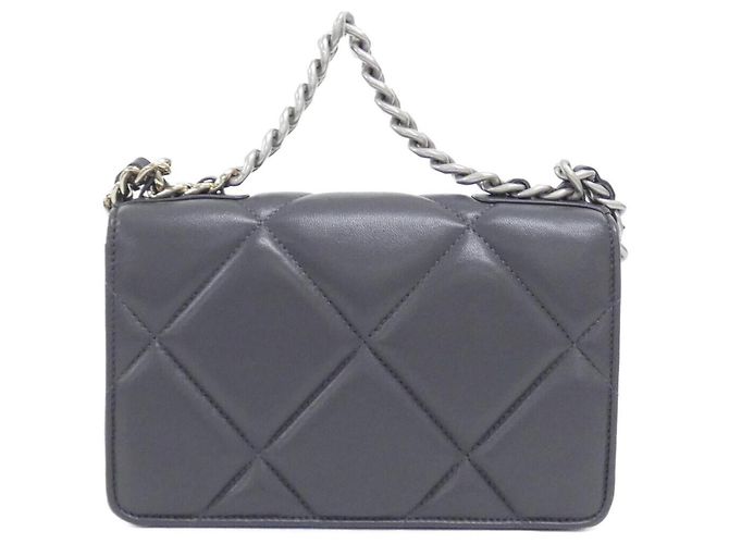 Portafoglio a catena Chanel 19 Line AP3267 Marrone - vista 2
